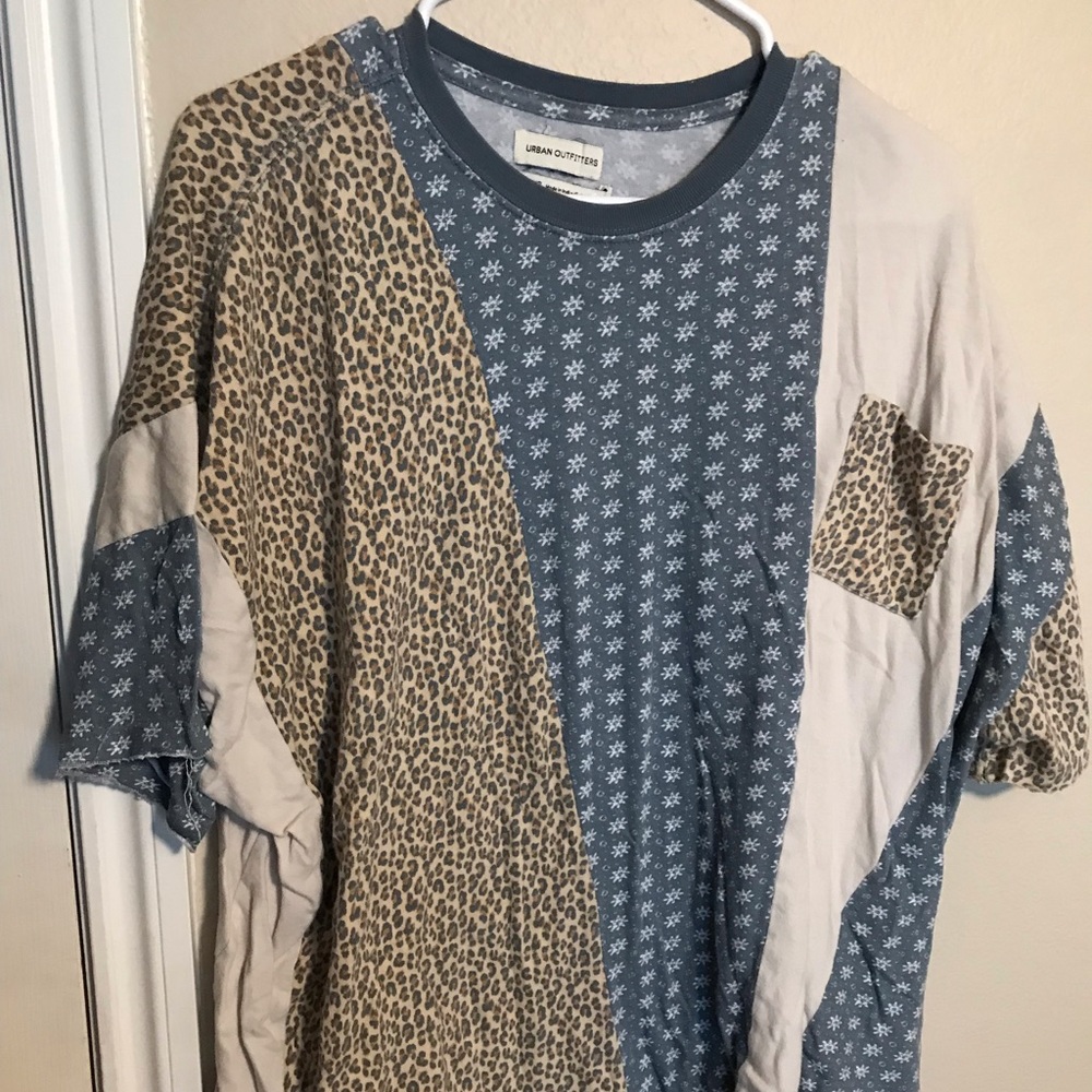 urban outfitters oversized multicolor shirt